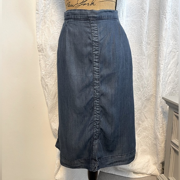 Rabe & Lecompte Dresses & Skirts - Rabe & Lecompte Lyocell Jean Midi Skirt Medium Wash Size 16